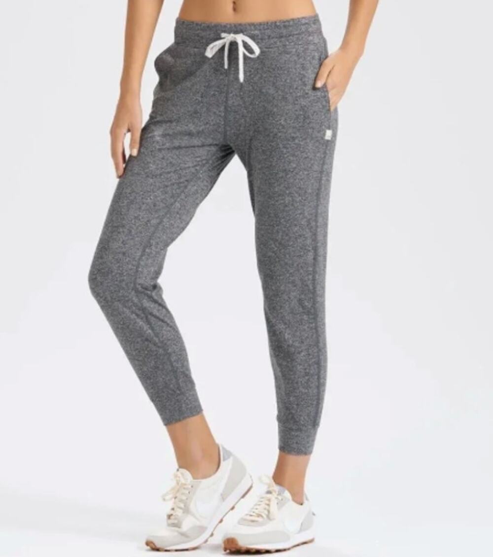 Vuori Performance Jogger Heather Gray Women's XS Drawstring Sweatpants EUC